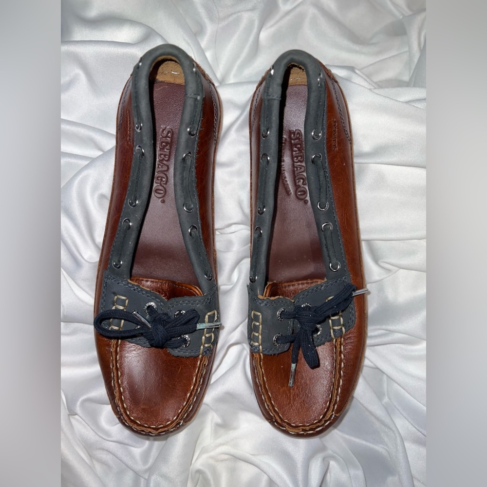 Sebago Bala Brown Oiled Boat Shoes
